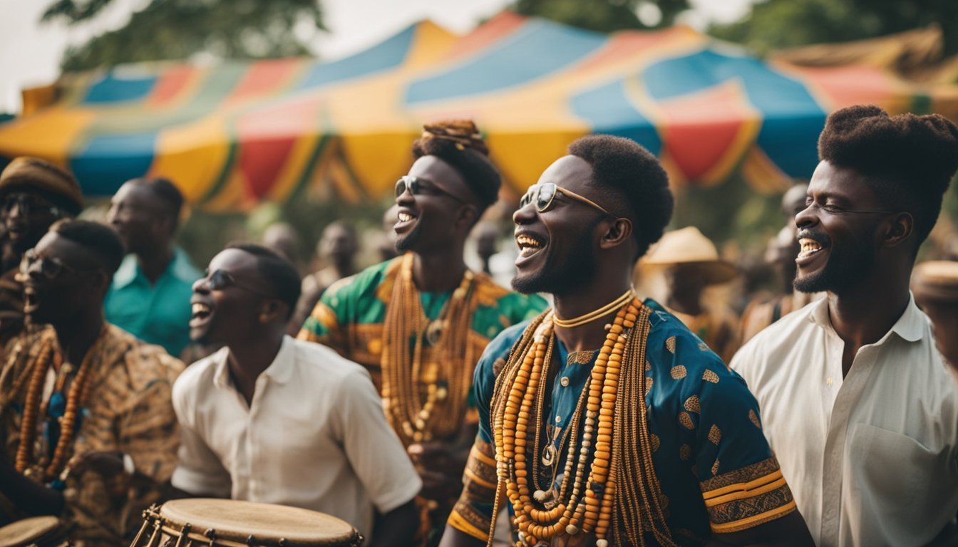 Highlife band performance